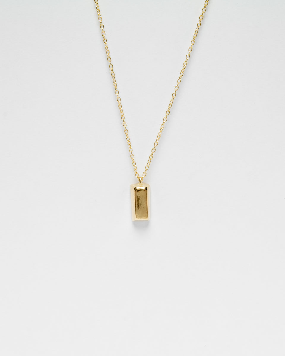 Froth Bar Necklace Gold Vermeil – Froth Collection